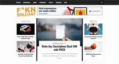 Desktop Screenshot of fknbrilliant.com