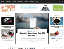 Tablet Screenshot of fknbrilliant.com